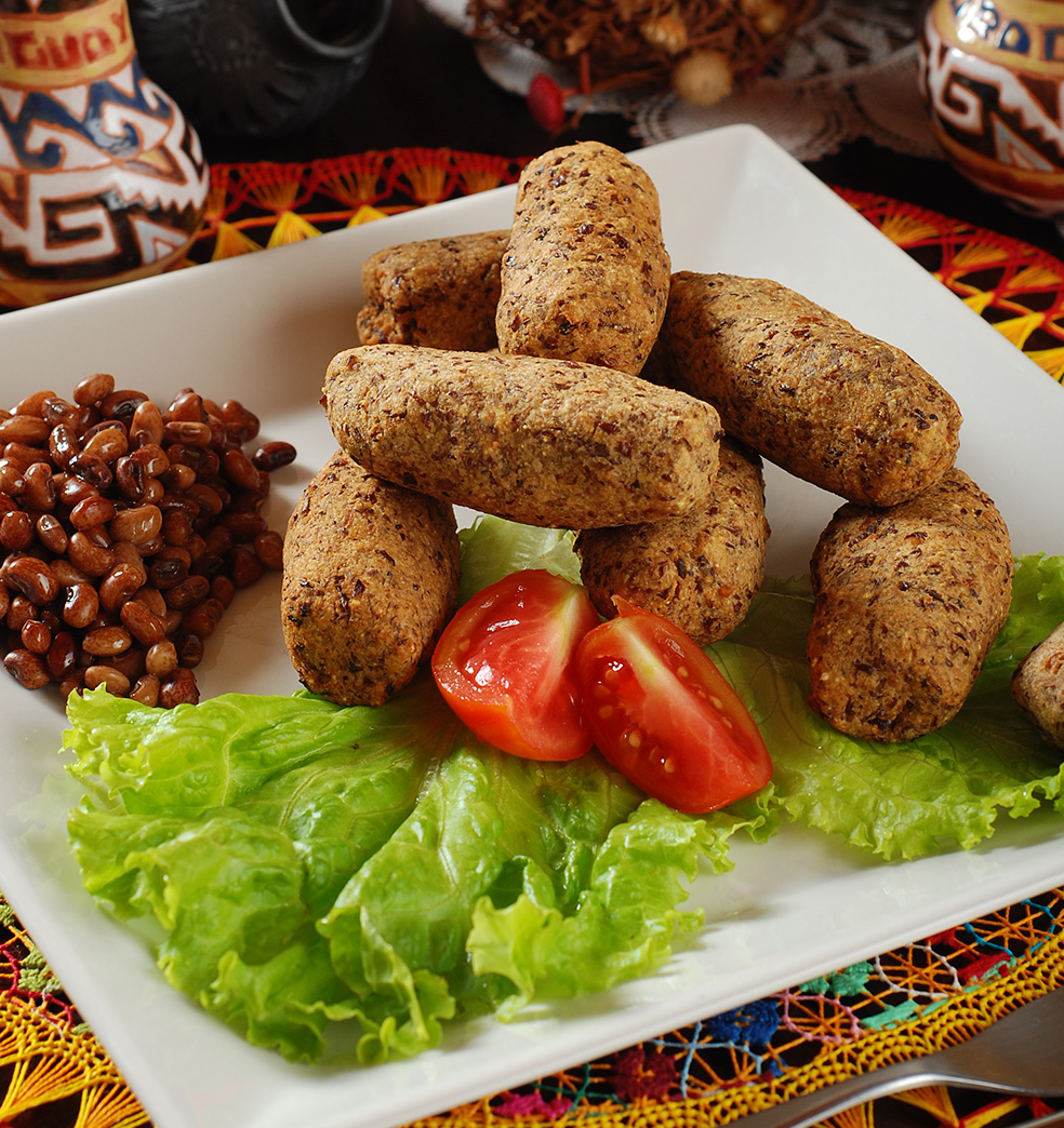 Croquetas nutritivas de poroto