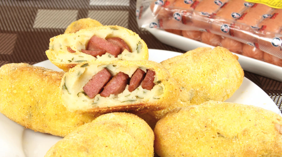 Croquetas rellenas de chorizos