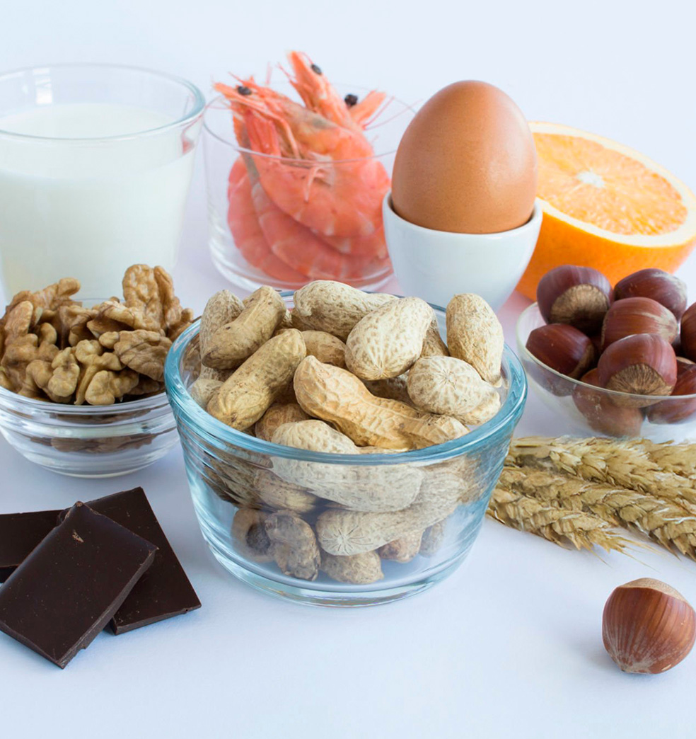 La alergia a alimentos  